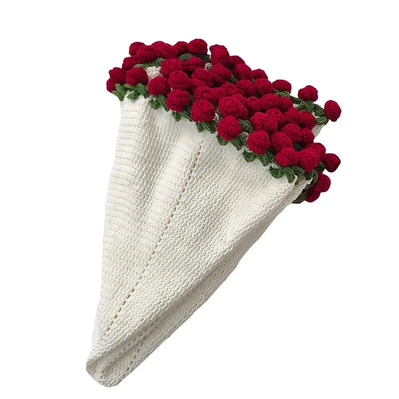 Handmade Crochet Bouquet Blanket