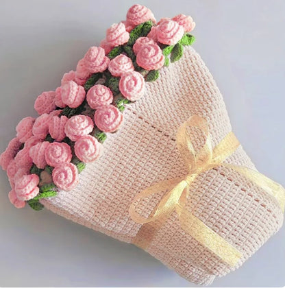 Handmade Crochet Bouquet Blanket