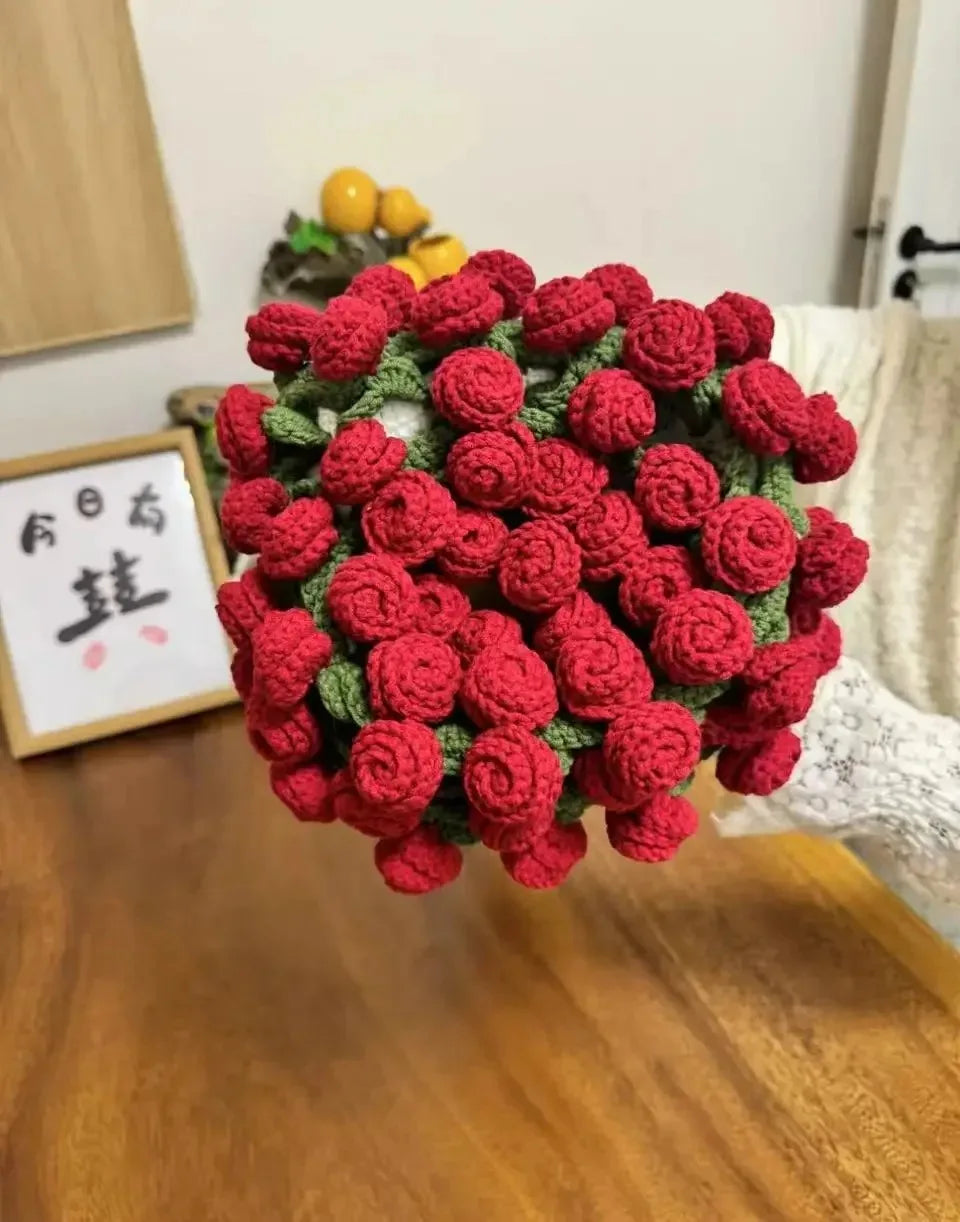Handmade Crochet Bouquet Blanket