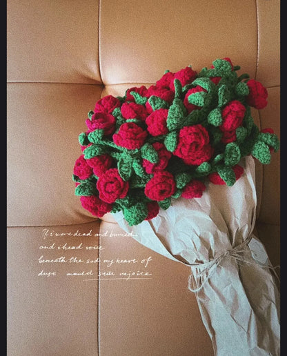 Handmade Crochet Bouquet Blanket